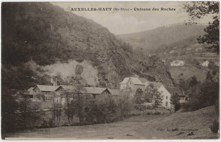 Auxelles-Haut (Haut-Rhin), château des Roches.