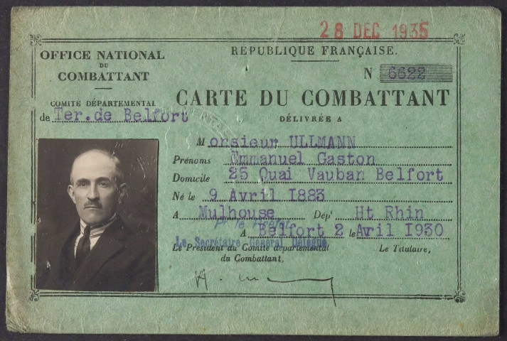 ULLMANN Emmanuel Gaston