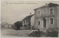 Pérouse (Territoire de Belfort), le café du Commerce.