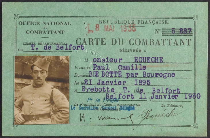 ROUECHE Paul Camille