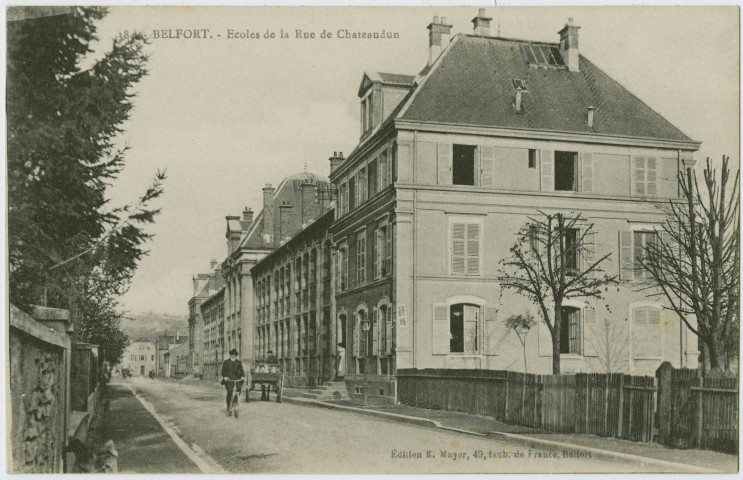 Belfort, écoles de la rue de Châteaudun.
