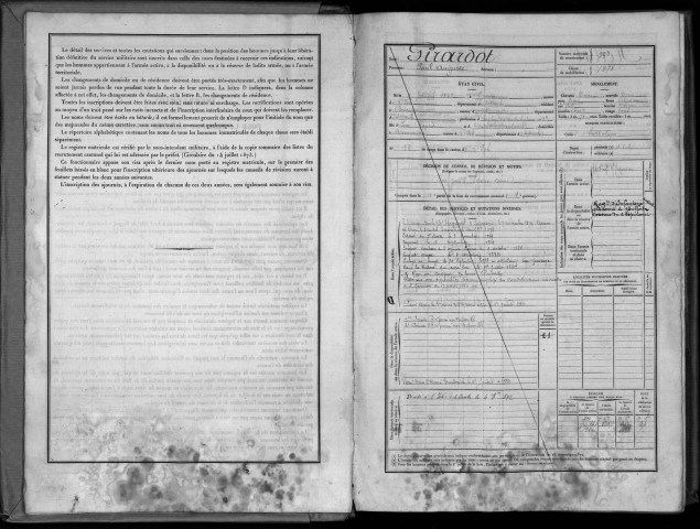 Nos 993-1489 avec table