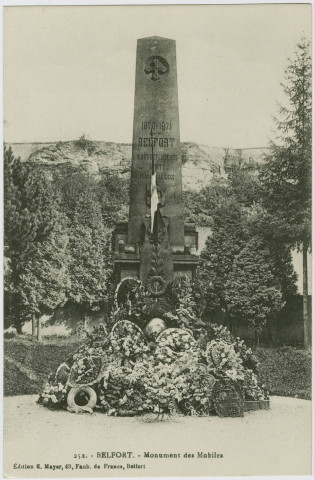 Belfort, monument des Mobiles de 1870-1871.