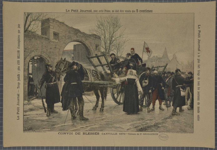 « Convoi de blessés (Janville 1870) ».