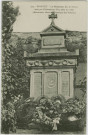 Belfort, le monument des artilleurs tués par l'éclatement d'un obus en 1887, monument élevé au cimetière des Mobiles).