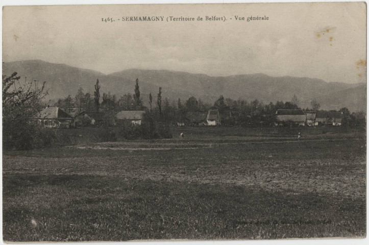 Sermamagny (Territoire de Belfort), vue générale.
