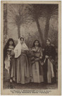 La passion à Beaucourt (Territoire de Belfort, la Vierge, Madeleine, Marthe, Véronique.