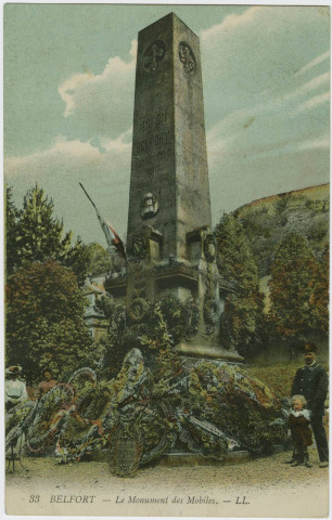 Belfort, le monument des Mobiles.