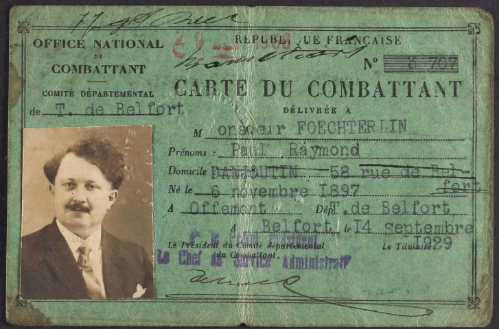 FOECHTERLIN Paul Raymond