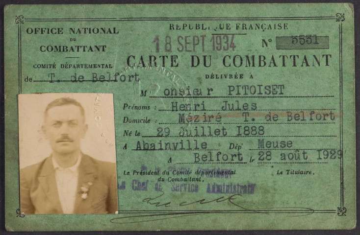 PITOISET Henri Jules