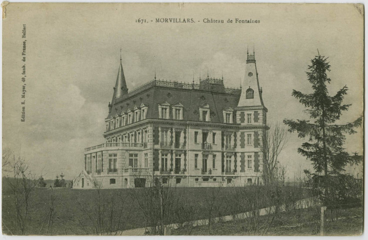 Morvillars, château de Fontaines.
