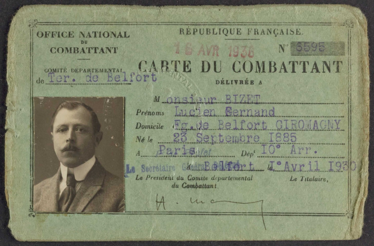 BIZET Lucien Fernand