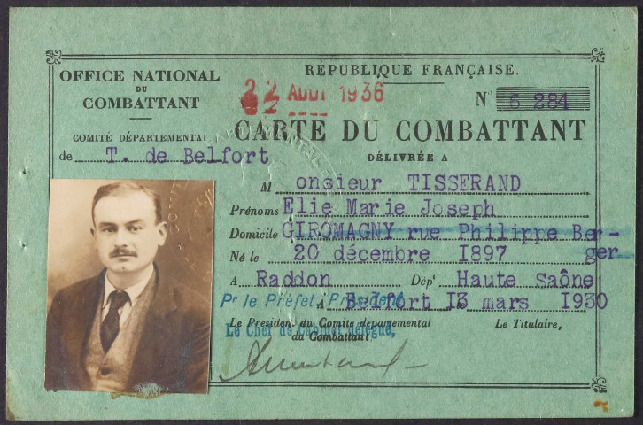 TISSERAND Elie Marie Joseph