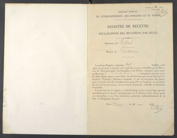 3 août 1874 - 22 juin 1875