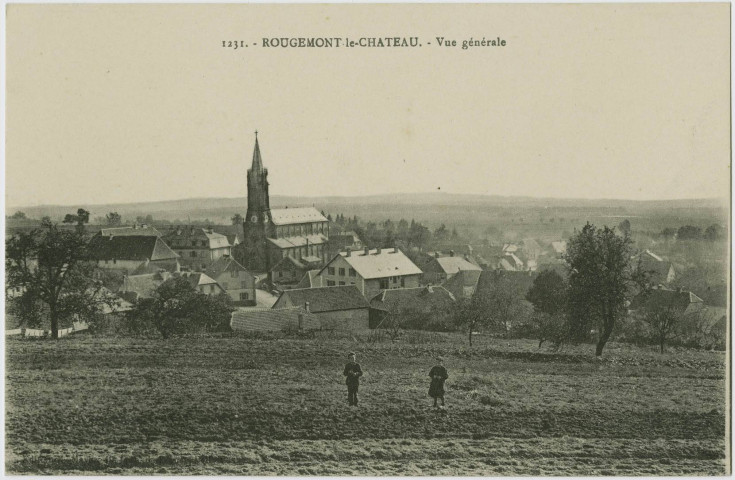 Rougemont-le-Château, vue générale.