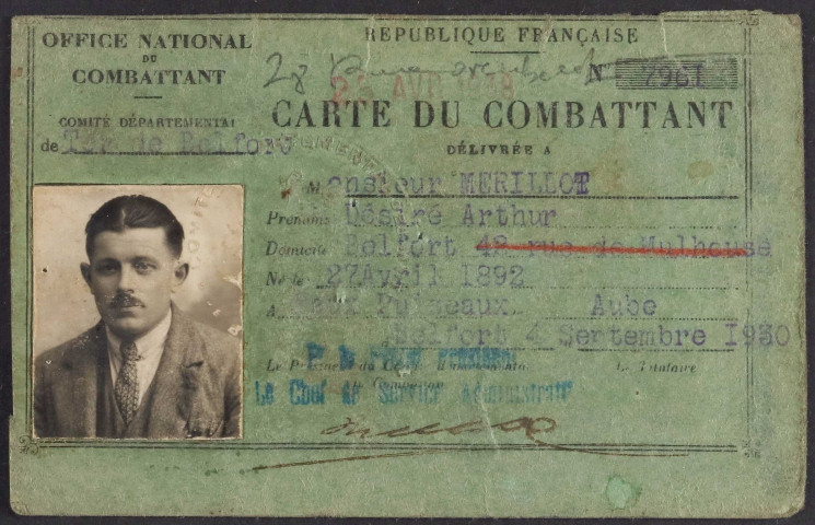 MERILLOT Désiré Arthur