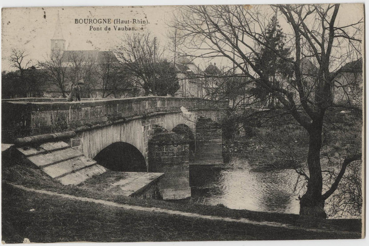 Bourogne (Haut-Rhin), pont de Vauban.