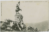Ballon d’Alsace, la statue de Jeanne d'Arc (alt. 1242m).