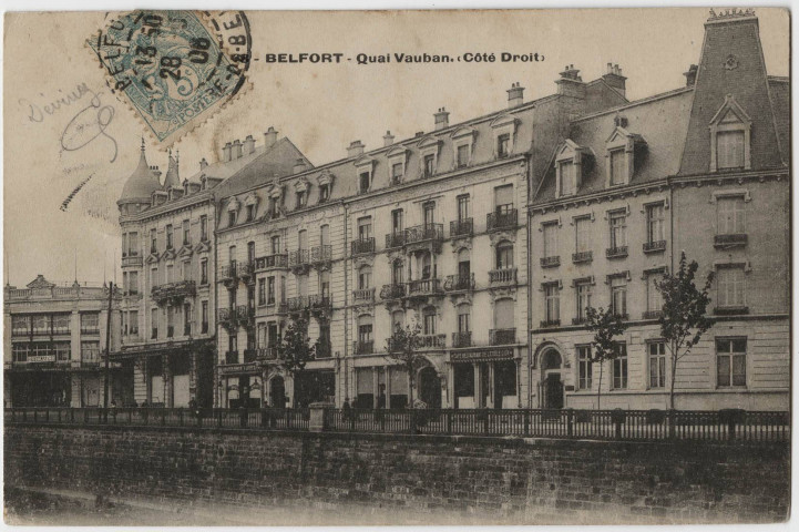 Belfort, quai Vauban (côté droit).