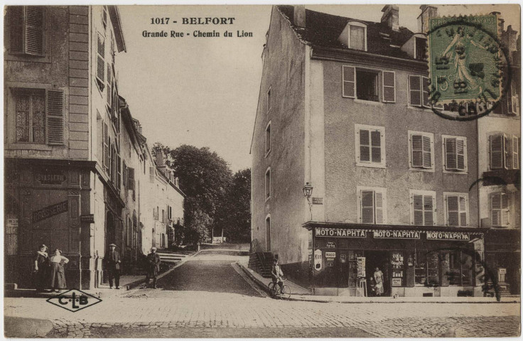 Belfort, Grande Rue, chemin du Lion.