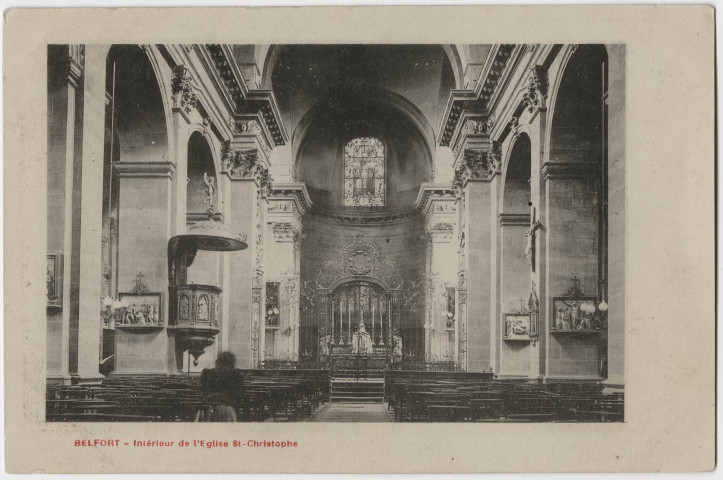 Belfort, intérieur de l’église St-Christophe.
