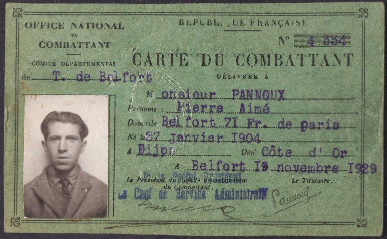 PANNOUX Pierre Aimé