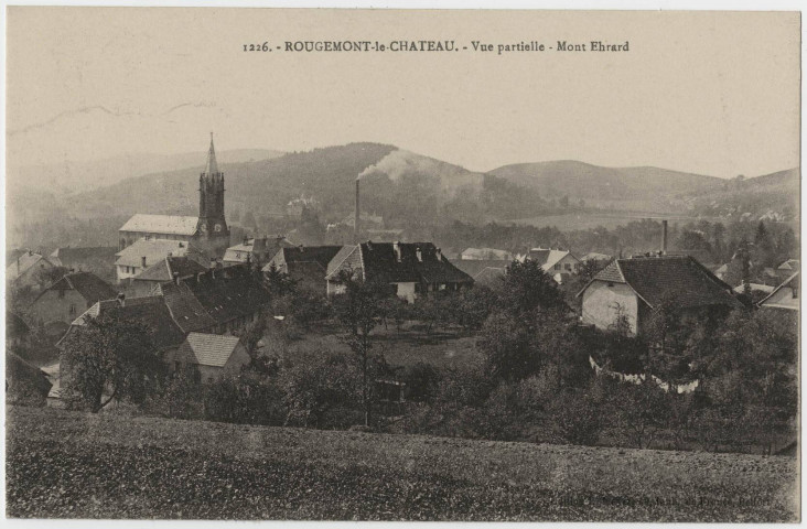Rougemont-le-Château, vue partielle, Mont Ehrard.