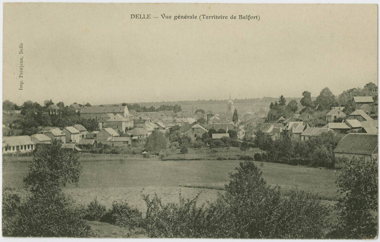 Delle, vue générale (Territoire de Belfort).