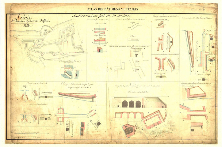 Atlas des fortifications, Souterrain du Fort de la Justice