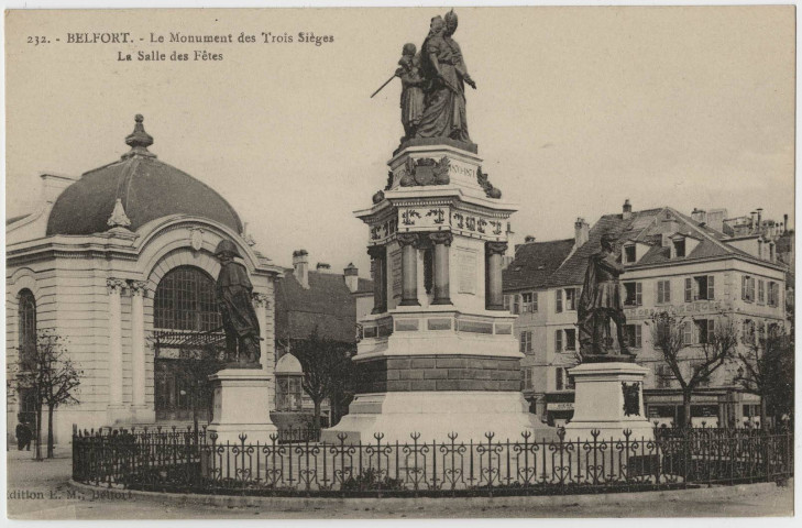 Belfort, le monument des Trois Sièges, la salle des Fêtes.