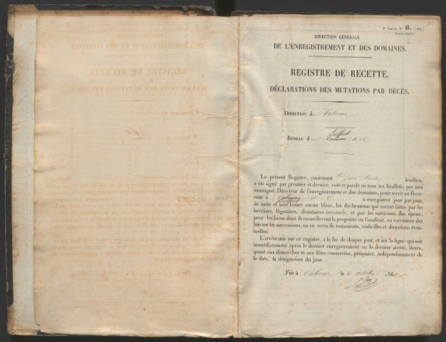 11 septembre 1863 - 16 août 1865