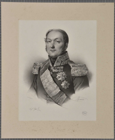 Général François Haxo, inspecteur général des fortifications frontalières.