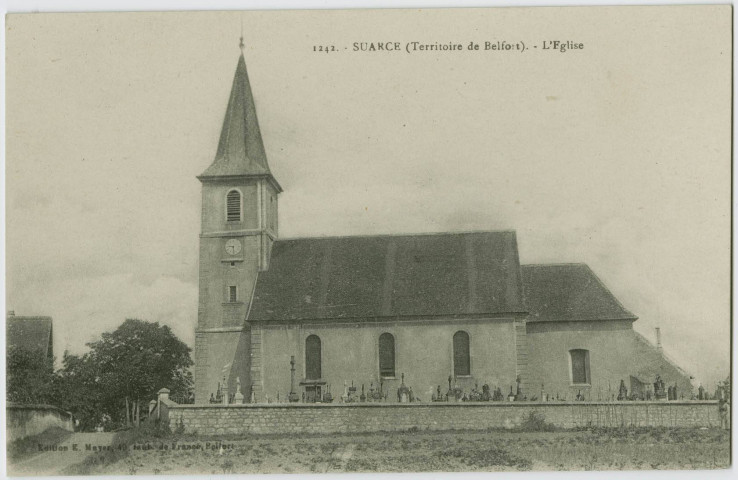 Suarce (Territoire de Belfort), l'église.