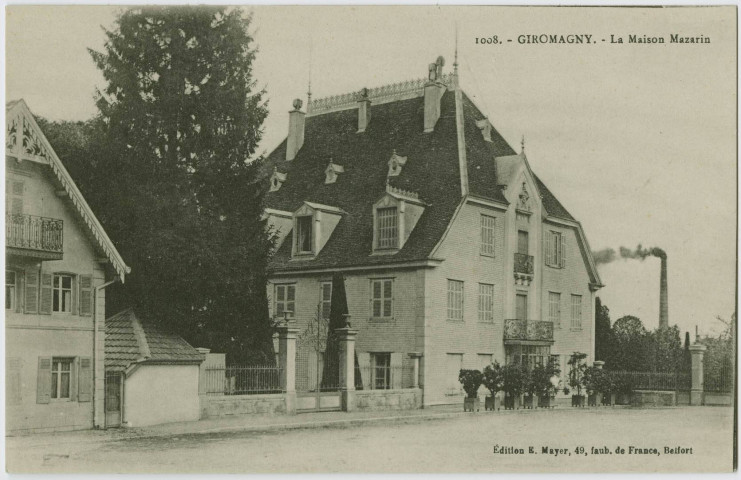 Giromagny, la maison Mazarin.