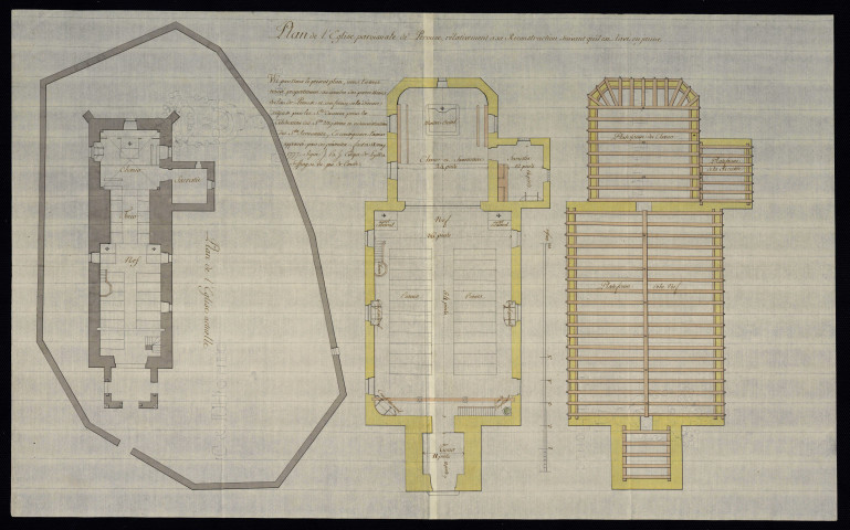 Fontaine (1782-1790), Lachapelle-sous-Chaux (1778-1781), Montreux-Château (1782), Novillars (1768-1773), Pérouse (avec deux plans, 1776-1777), Suarce (1782-1784).