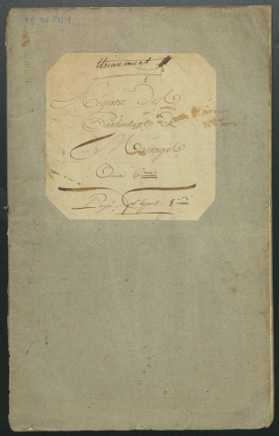 PUBLICATIONS DE MARIAGES 1797-1803