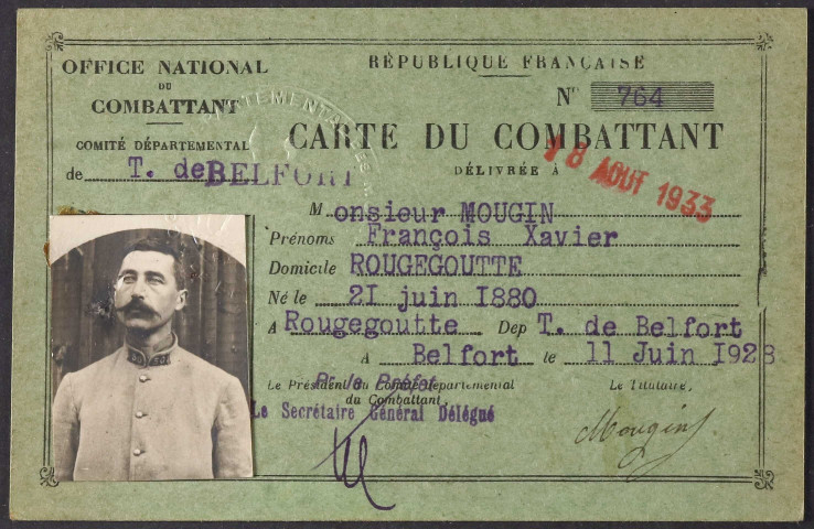 MOUGIN François Xavier