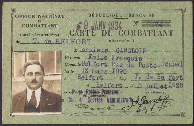 GANGLOFF Emile François