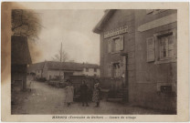 Meroux (Territoire de Belfort), centre du village.