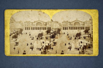 Paris (Xe arrt), boulevard de Strasbourg, gare ferroviaire de l'Est.