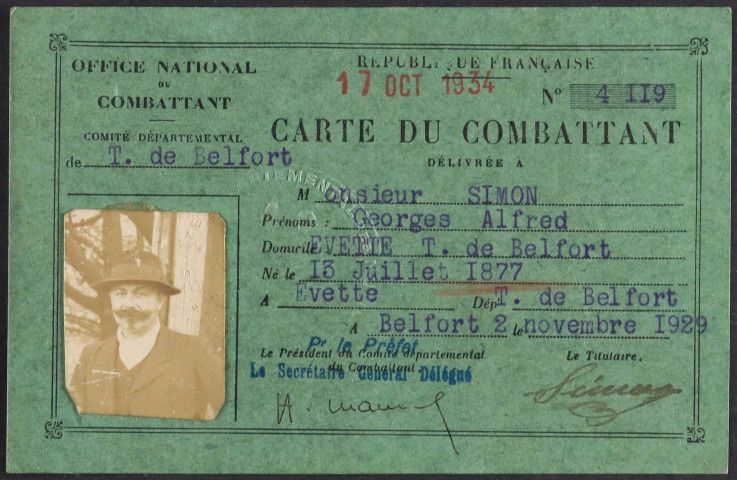 SIMON Georges Alfred