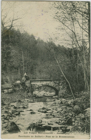 Les Vosges méridionales, Giromagny, Territoire de Belfort, pont de la Rosemontoise.