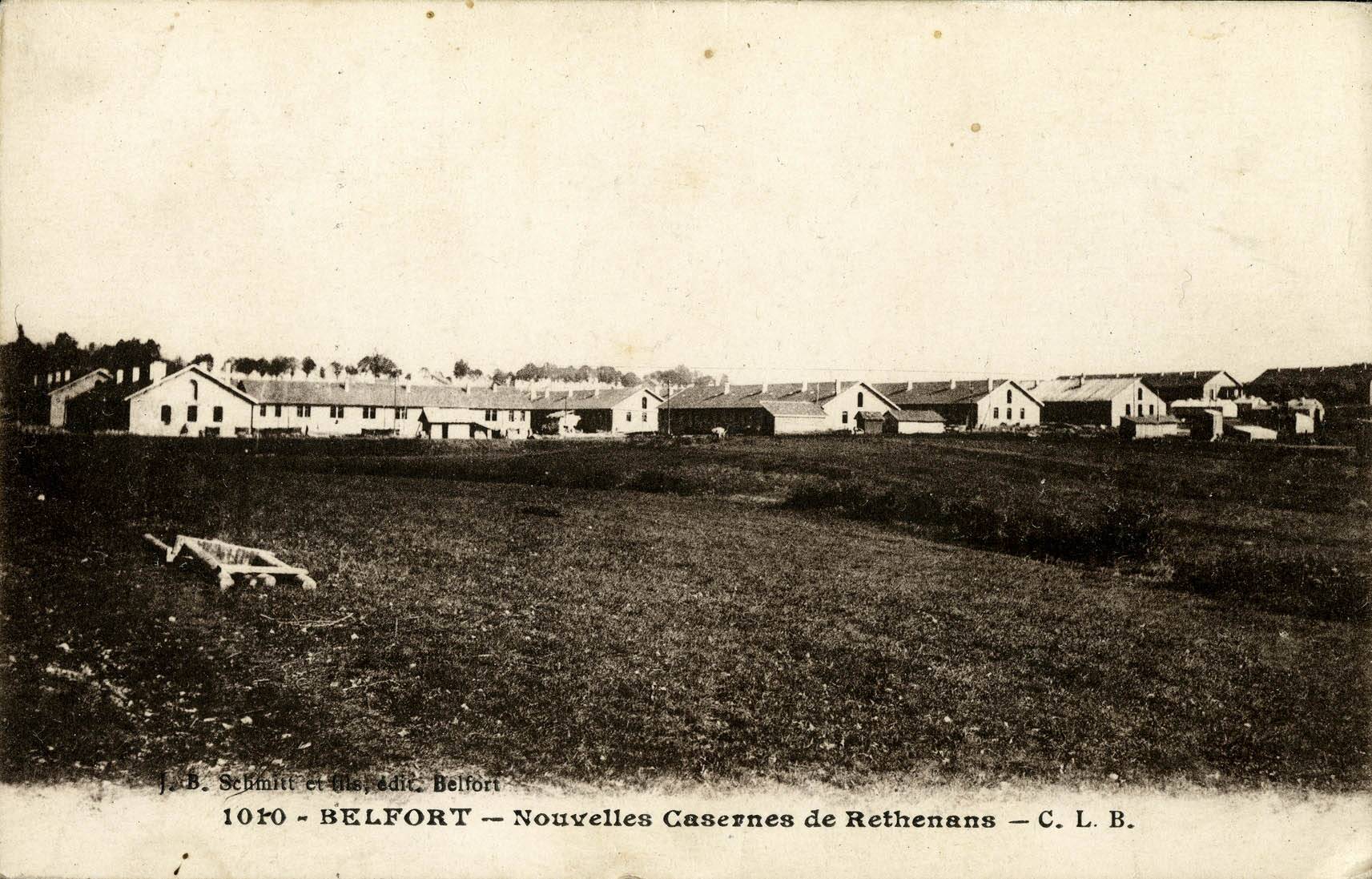 Belfort, nouvelles casernes de Rethenans