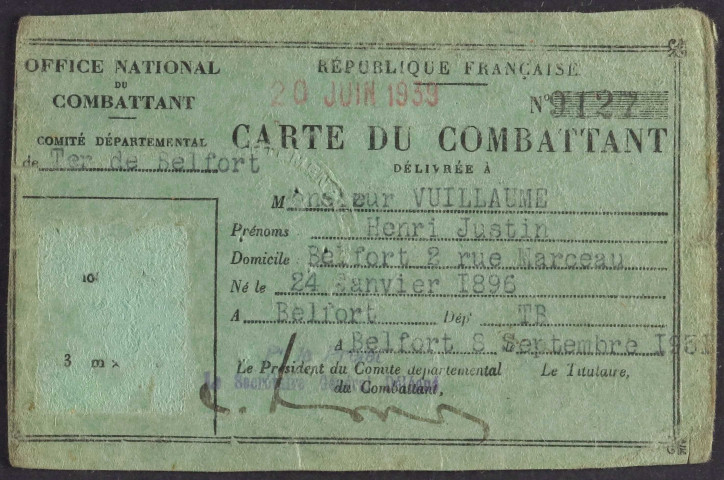 VUILLAUME Henri Justin