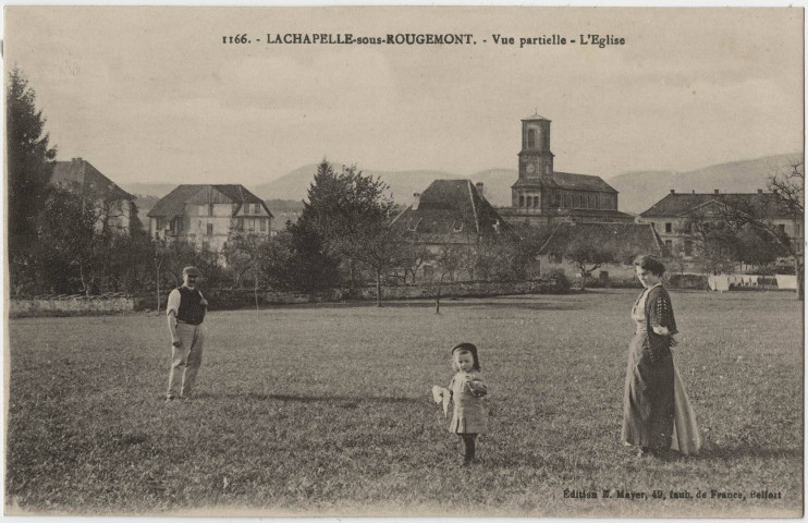 Lachapelle-sous-Rougemont, vue partielle, l'église.