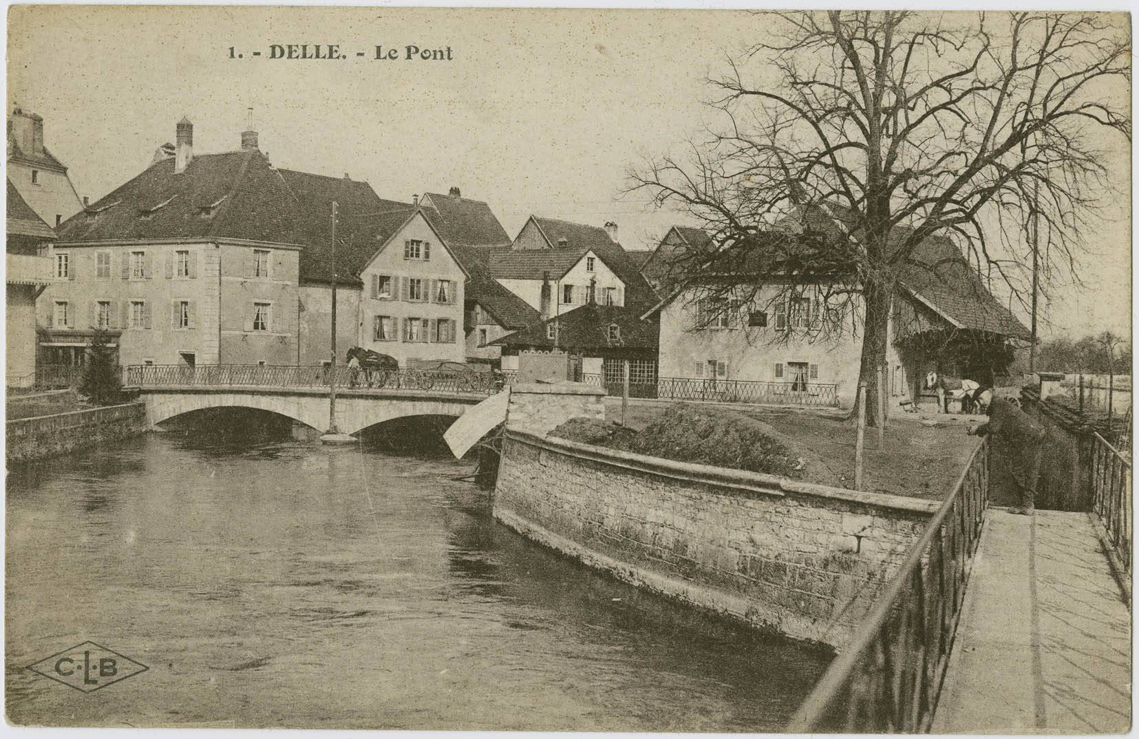 Delle, le pont.