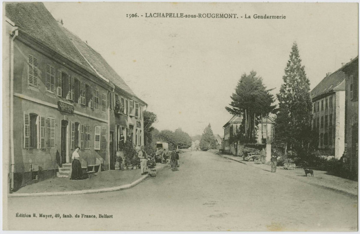 Lachapelle-sous-Rougemont, la gendarmerie.