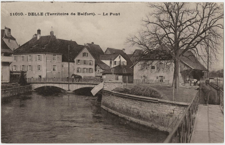 Delle (Territoire de Belfort), le pont.