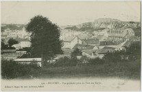 Belfort, vue générale prise du fort des Barres.