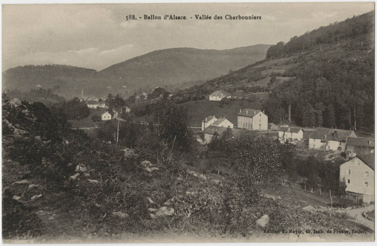 Ballon d'Alsace, la vallée des Charbonniers.